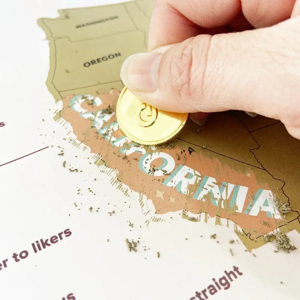 Scratch-off Map - Picture 2 of 5